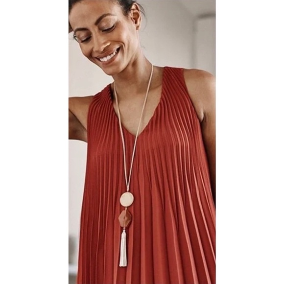 JJILL WEAREVER PLEATED DRESS MP - Picture 2 of 4